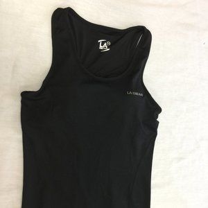 🫐🫐🫐 LA GEAR WOMENS ATHLETIC TANK TOP WITH BUILT BRA SIZE 10 🫐🫐🫐